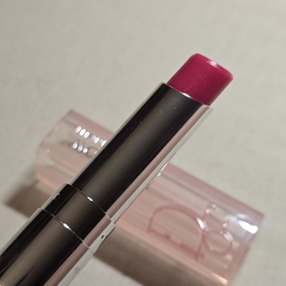 NWOB Dior Lip Glow Color Reviver Balm Dior Addict 007 Rose Gloss Moisturizing - Picture 5 of 5